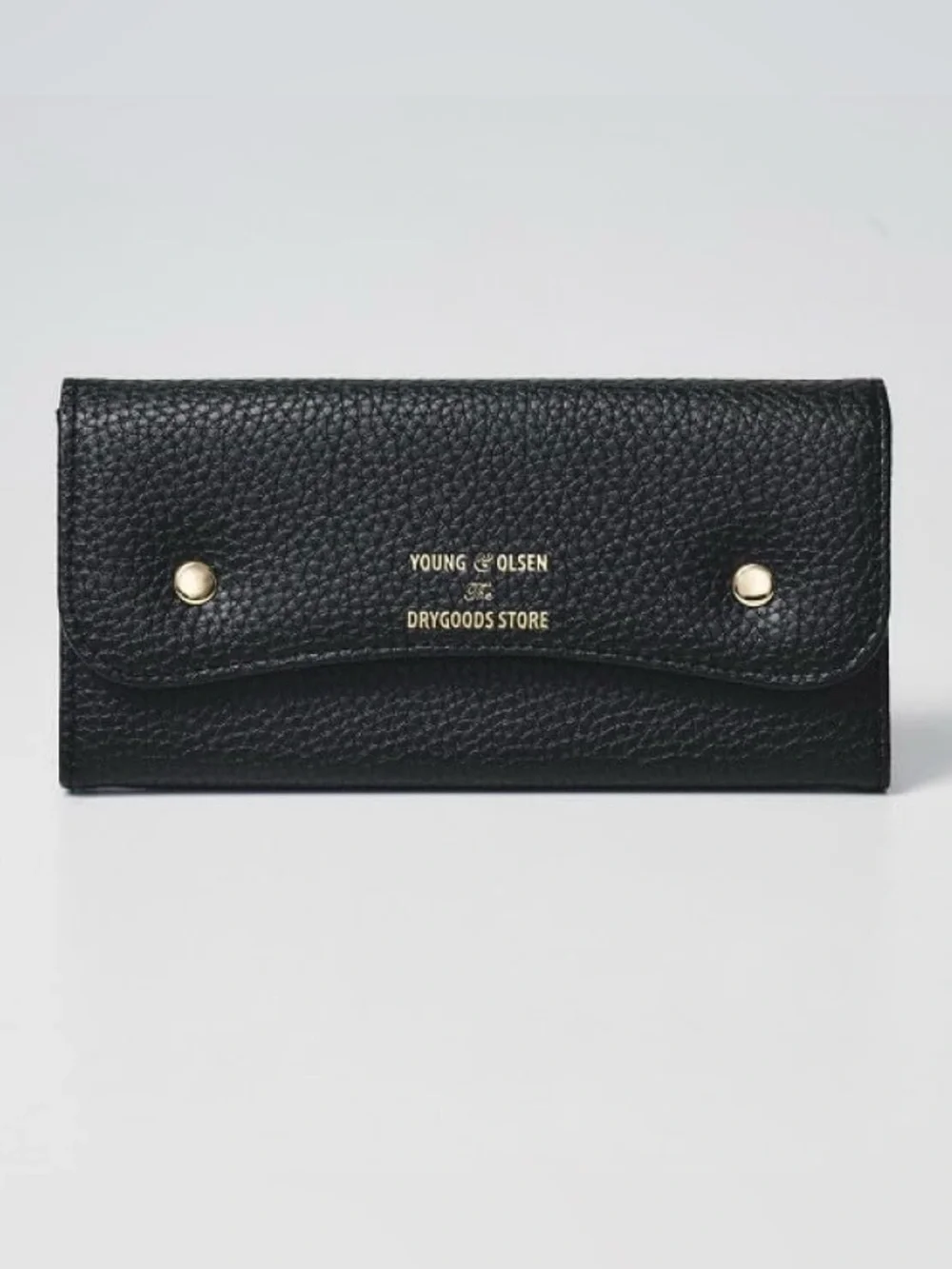 YOUNG OLSEN The DRYGOODS STORE WOMEN UNISEX BLACK WALLET -AUTHENTIC NEW-